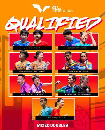 国乒11员大将锁定WTT总决赛席位,香港红磡将上演巅峰对决